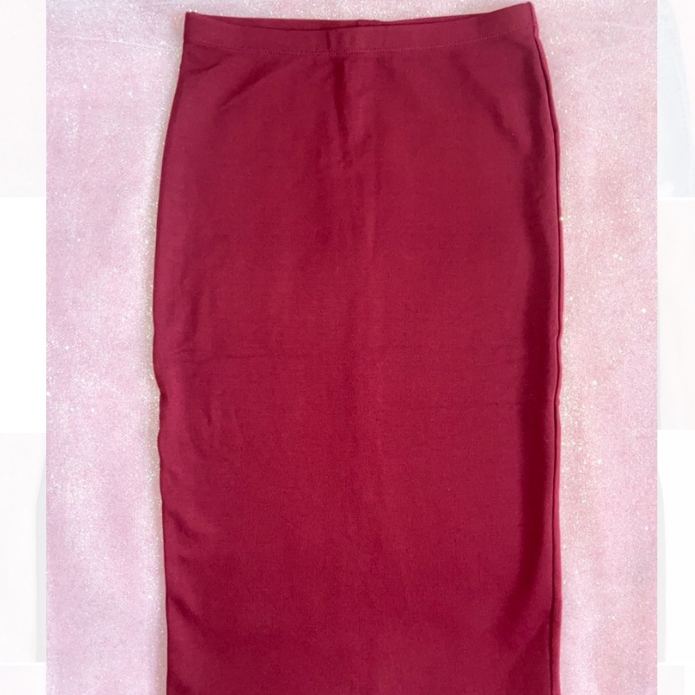 Red Pencil Skirt